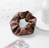 Leather Scrunchie