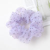 Dotted Organza Scrunchie (Light Purple)