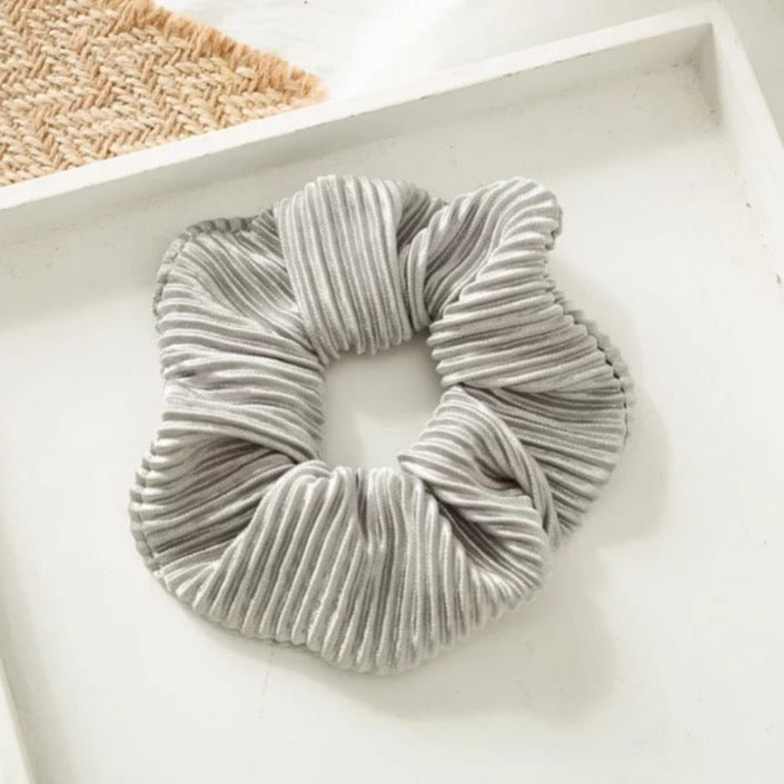 Grey Scrunchie