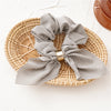 Stripy Scrunchie (Grey)