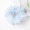 Dotted Organza Scrunchie (Blue)