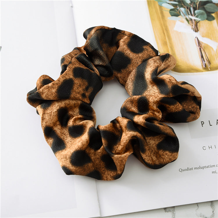 Leopard Scrunchie