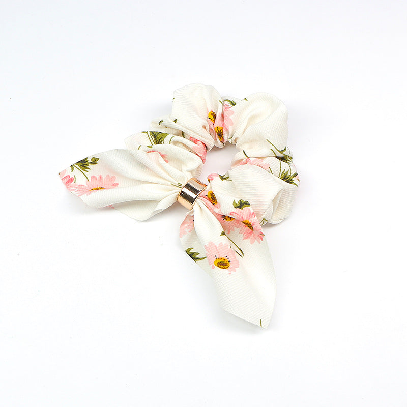 Floral Ring Scrunchie