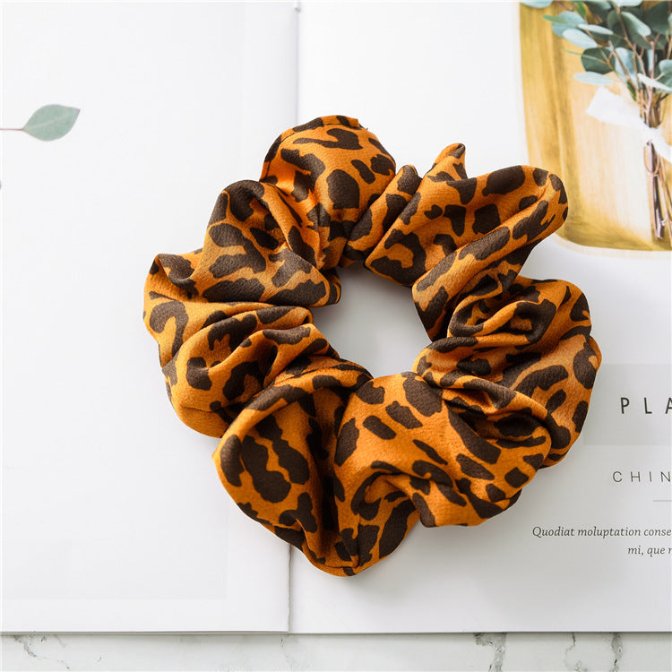 Leopard Scrunchie