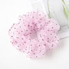 Dotted Organza Scrunchie (Light Pink)