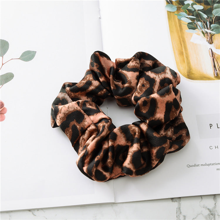 Leopard Scrunchie