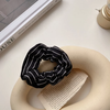 Black Twill Scrunchie